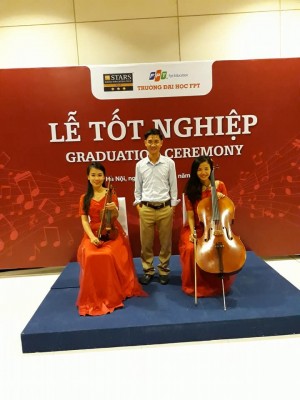 Cho nhạc Công Violin, Cello tại Đại học FPT Hà Nội
