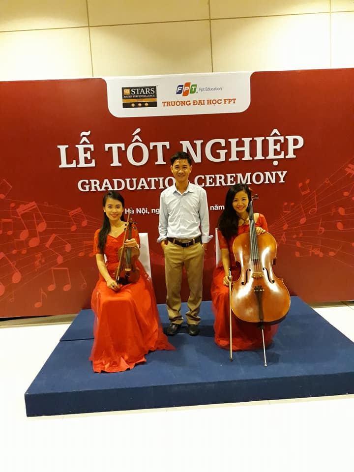 Cho nhạc Công Violin, Cello tại Đại học FPT Hà Nội